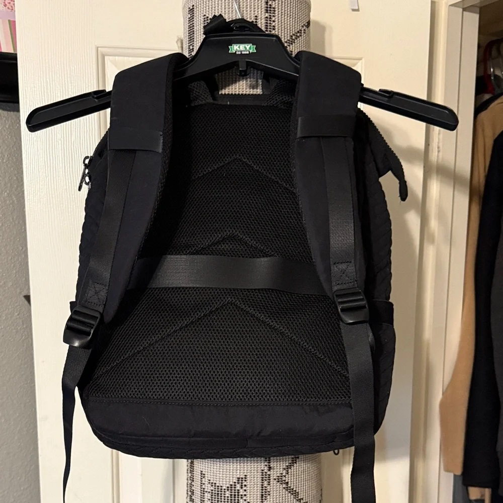 KEYS by Spade Black Quilted Backpack